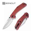 Nóż składany Sencut Actium Burgundy G10, Satin D2