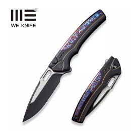 Nóż składany WE Knife Exciton LE No 189/210 Black / Flamed Titanium, Two Tone CPM 20CV (WE22038A-4)
