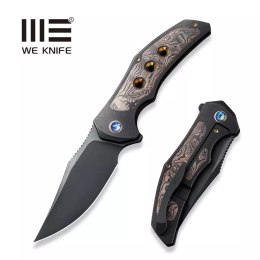 Nóż składany WE Knife Magnetron Black Titanium / Copper Foil CF, Two Tone Black CPM 20CV (WE18058-3)