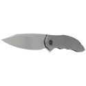 Nóż składany WE Knife Makani LE No 129/210 Gray Titanium, Hand Rubbed Satin CPM 20CV by Anton Tkachenko (WE21048-2)