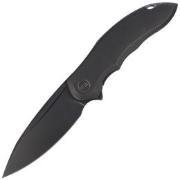 Nóż składany WE Knife Makani LE No 204/300 Black Titanium, Black Stonewashed CPM 20CV by Anton Tkachenko (WE21048-1)