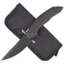 Nóż składany WE Knife Merata LE No 167/205 Black Titanium, Black Stonewashed CPM 20CV by Anton Tkachenko (WE22008A-1)