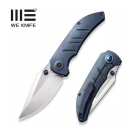 Nóż składany WE Knife Riff-Raff Blue Titanium, Hand Rubbed Satin CPM 20CV by Matthew Christensen (WE22020B-2)