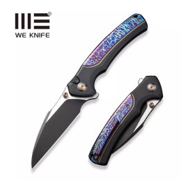 Nóż składany WE Knife Ziffius LE No 141/310 Black Titanium/Flamed, Black Stonewashed/Satin CPM 20CV (WE22024D-1)