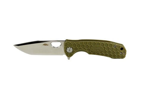 Nóż składany Honey Badger Tanto Flipper Medium Green, 8Cr13MoV