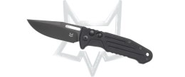 Nóż automatyczny FOX New Smarty Clip Black Aluminium, PVD N690Co by Stefano De Lorenzi (FX-503 ALB)