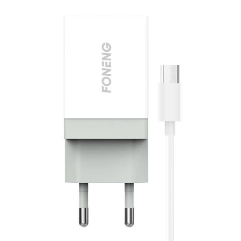 Ładowarka sieciowa Foneng K210 10.5W, 1xUSB + Kabel USB Micro