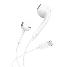 Słuchawki douszne, przewodowe Foneng T15, USB-C, 1.2m (białe)