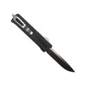Nóż automatyczny OTF TacKnives TAKCOM Stinger DP Black Aluminum, DLC 154CM