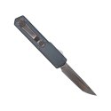 Nóż automatyczny OTF TacKnives TAKCOM Vigor V2 Black G10 / Grey Aluminum, Satin 154CM