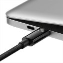 Kabel USB-C do USB-C Baseus Tungsten Gold 240W 1m (czarny)