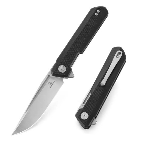 Nóż Bestechman Dundee Black G10, Satin by Ostap Hel (BMK01A)