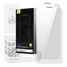 Szkło hartowane Baseus Corning do iPhone 13/13Pro/14 z filtrem przeciwpyłowym