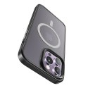 Etui McDodo Crystal do iPhone 14 Pro Max (czarne)