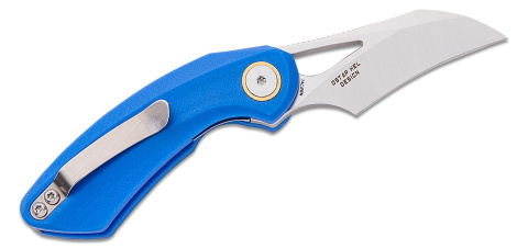 Nóż składany Bestech Bihai Blue G10, Stonewashed/Satin 14C28N by Ostap Hel (BG53D-1)