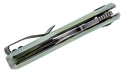 Nóż składany Bestech Lizard Transparent G10, Black Stonewashed D2 (BG39E)