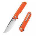 Nóż składany Bestechman Dundee Orange G10, Grey Titanized / Satin D2 by Ostap Hel (BMK01H)