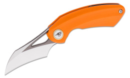 Nóż składany Bestech Bihai Orange G10, Grey DLC Stonewashed/Satin 14C28N by Ostap Hel (BG53B-2)