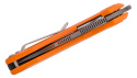 Nóż składany Bestech Bihai Orange G10, Grey DLC Stonewashed/Satin 14C28N by Ostap Hel (BG53B-2)
