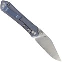 Nóż składany Bestech Icarus Blue Stonewash Titanium, Satin M390 by Nick Rogers (BT2302E)