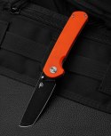 Nóż składany Bestech Sledgehammer Orange G10, Black Stonewashed D2 (BG31A-2)