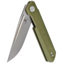 Nóż składany Bestechman Dundee OD Green G10, Stonewash / Satin D2 by Ostap Hel (BMK01B)