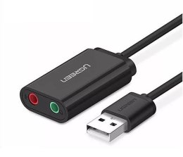 Zewnętrzna karta dźwiękowa USB UGREEN 	US205 15cm (czarny)