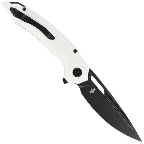 Nóż składany Bestech Ornetta White G10, Black Stonewashed D2 by Kombou (BG50E)