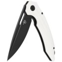 Nóż składany Bestech Ornetta White G10, Black Stonewashed D2 by Kombou (BG50E)