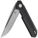 Nóż składany Bestechman Dundee Black G10, Grey Titanized / Satin D2 by Ostap Hel (BMK01D)