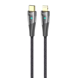 Kabel USB-C do lightning Budi 20W, 1.5m (czarny)
