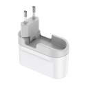 Ładowarka sieciowa Budi 326TQE, 2xUSB-A, 2xUSB-C, 40W (biały)