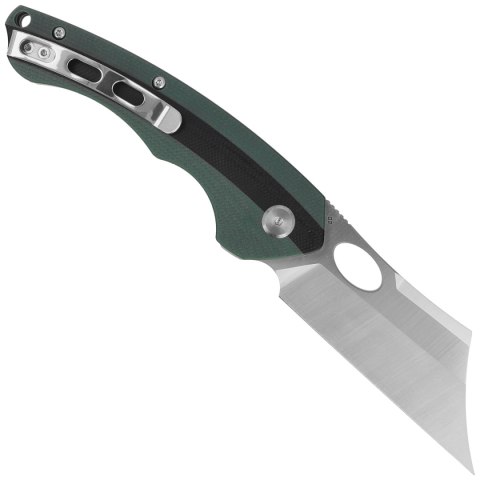 Nóż składany Bestech Skirmish Green / Black G10, Satin D2 (BG44A)