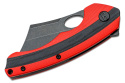 Nóż składany Bestech Skirmish Red / Black G10, Black Stonewashed D2 (BG44D)