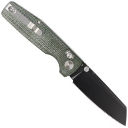 Nóż składany Bestech Slasher Green Micarta, Black Stonewashed D2 (BG43B-2)