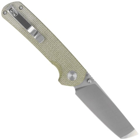 Nóż składany Bestech Sledgehammer Beige Micarta, Satin / Stonewashed D2 (BG31D)