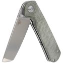 Nóż składany Bestech Sledgehammer Green Micarta, Satin / Stonewashed D2 (BG31B-1)