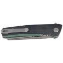 Nóż składany Bestech Slyther Black/Green G10, Grey Titanized 14C28N (BG51D)