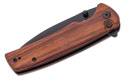 Nóż Sencut Sachse Guibourtia Wood, Black Stonewashed 9Cr18MoV (S21007-6)