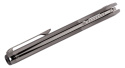 Nóż składany WE Knife Exciton LE No 184/205 Gray Titanium / Twill Carbon Fiber, Silver Bead Blasted CPM 20CV (WE22038A-3)