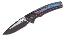 Nóż składany WE Knife Exciton LE No 188/210 Black / Flamed Titanium, Two Tone CPM 20CV (WE22038A-4)