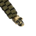 Przywieszka do noża M-Tac Cuboid Skull Black/Olive paracord (10285201)