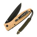 Przywieszka do noża M-Tac Cuboid Skull Black/Olive paracord (10285201)