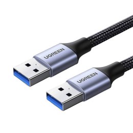 Kabel USB3.0, USB-A męski do USB-A męski, UGREEN 	US373 2A, 2m (czarny)