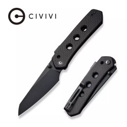 Nóż składany Civivi Vision FG Black G10, Black Nitro-V by Snecx Tan (C22036-1)