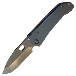 Nóż składany Medford 187 DP Blue Titanium, Tumbled D2 by Greg Medford