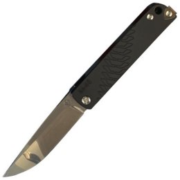 Nóż składany Medford M-48 Black PVD Aluminium / Titanium, Tumbled S35VN by Greg Medford