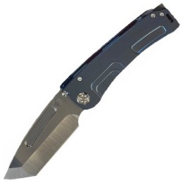Nóż składany Medford Marauder-H Tanto Blue Titanium, Tumbled S45VN by Greg Medford