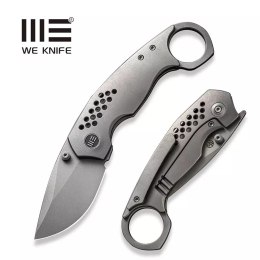 Nóż składany WE Knife Envisage Gray Titanium, Gray Stonewashed CPM 20CV by Tuffknives (WE22013-1)
