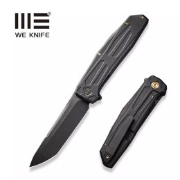 Nóż składany WE Knife Shadowfire Black Titanium, Black Stonewashed/Brushed CPM 20CV by Rafal Brzeski (WE22035-1)
